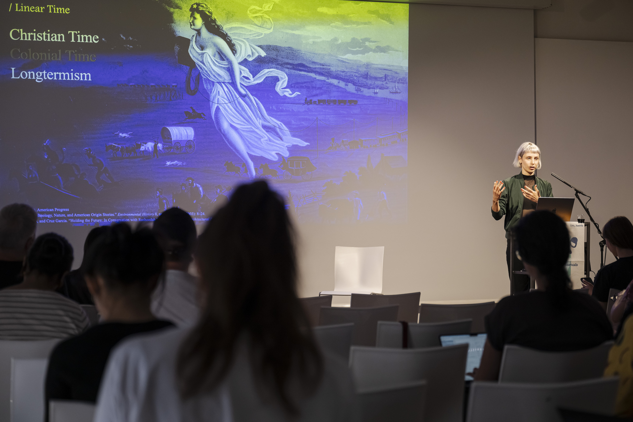 AMRO24 Exhibitions "Afternoon Session: Sustainable & degrowth, practices & aesthetics", by joak & Aymeric Mansoux & Vesna Manojlovic & Ava Zevop