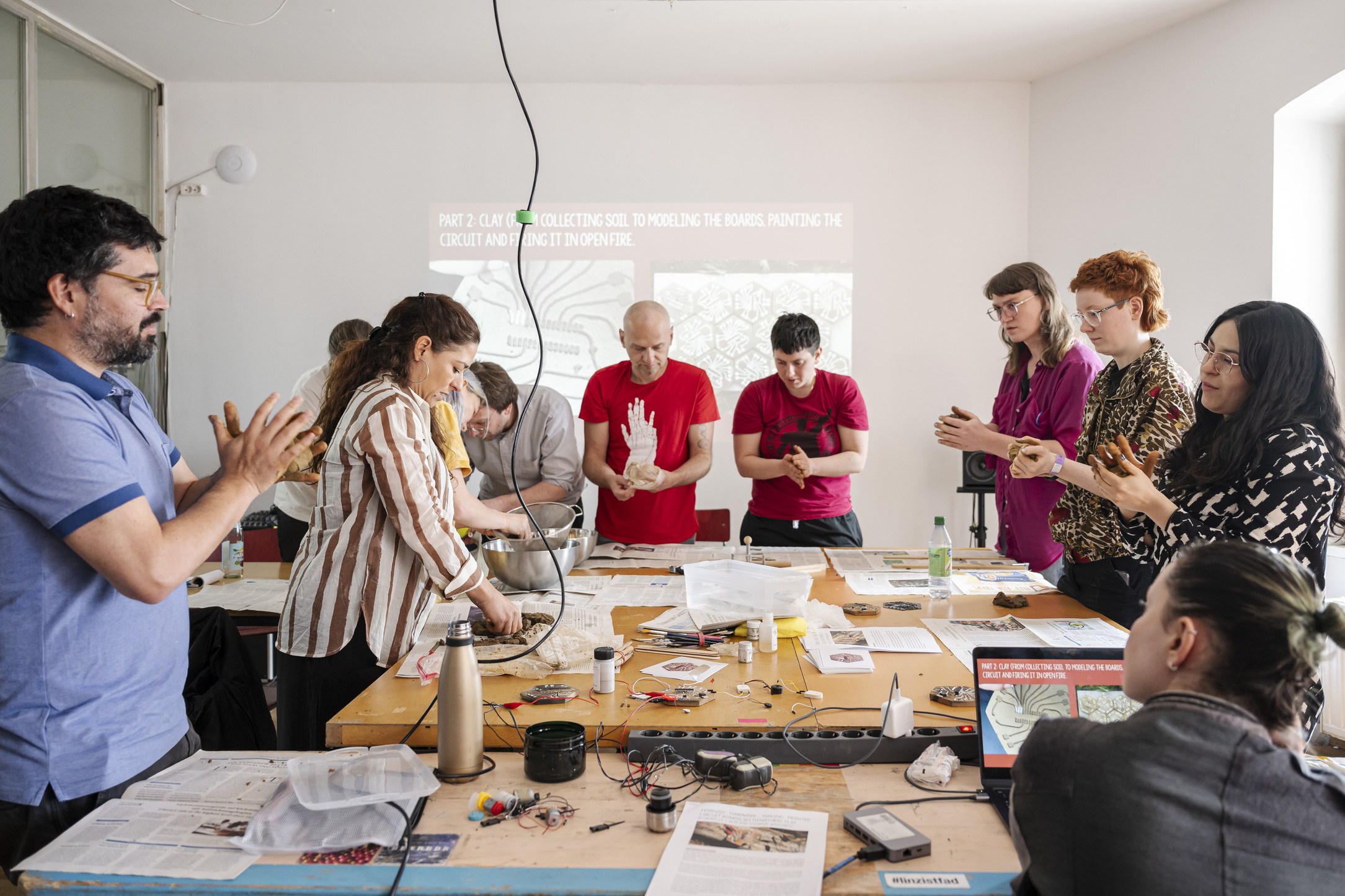 AMRO24 Exhibitions "Clay PCB", by Patrícia J. Reis & Stefanie Wuschitz