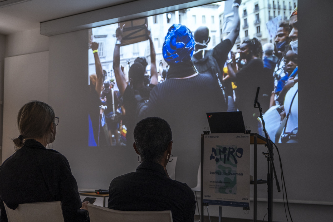 AMRO24 Exhibitions "Insurgent Flows. Trans*Decolonial and Black Marxist Futures", by Marina Gržinić & Tjaša Kancler & Jovita Pristovšek