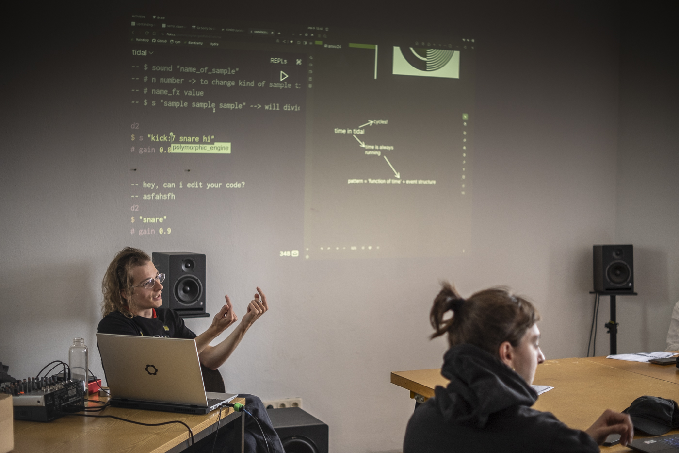 AMRO24 Exhibitions "Networked Improvisation in TidalCycles", by Martin Gius