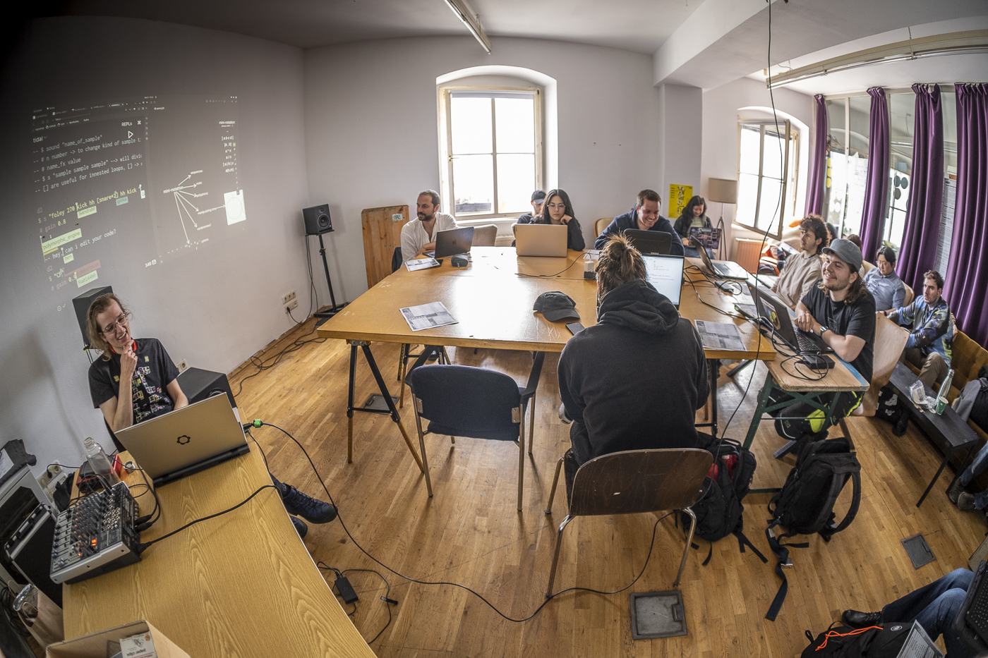 AMRO24 Exhibitions "Networked Improvisation in TidalCycles", by Martin Gius