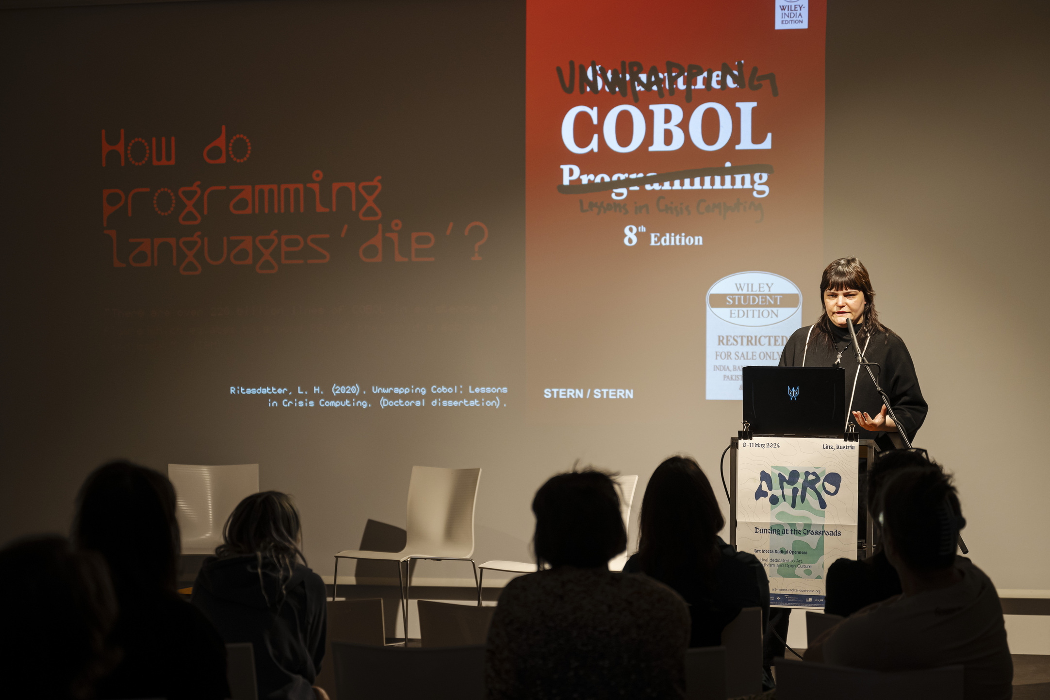 AMRO24, Reclaiming Computation: Multilingual Programming Languages as anti-imperialist tools of resistance, Lecture by Marianna Marangoni